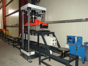 Pórtico PFIB-500 traviesas instalada